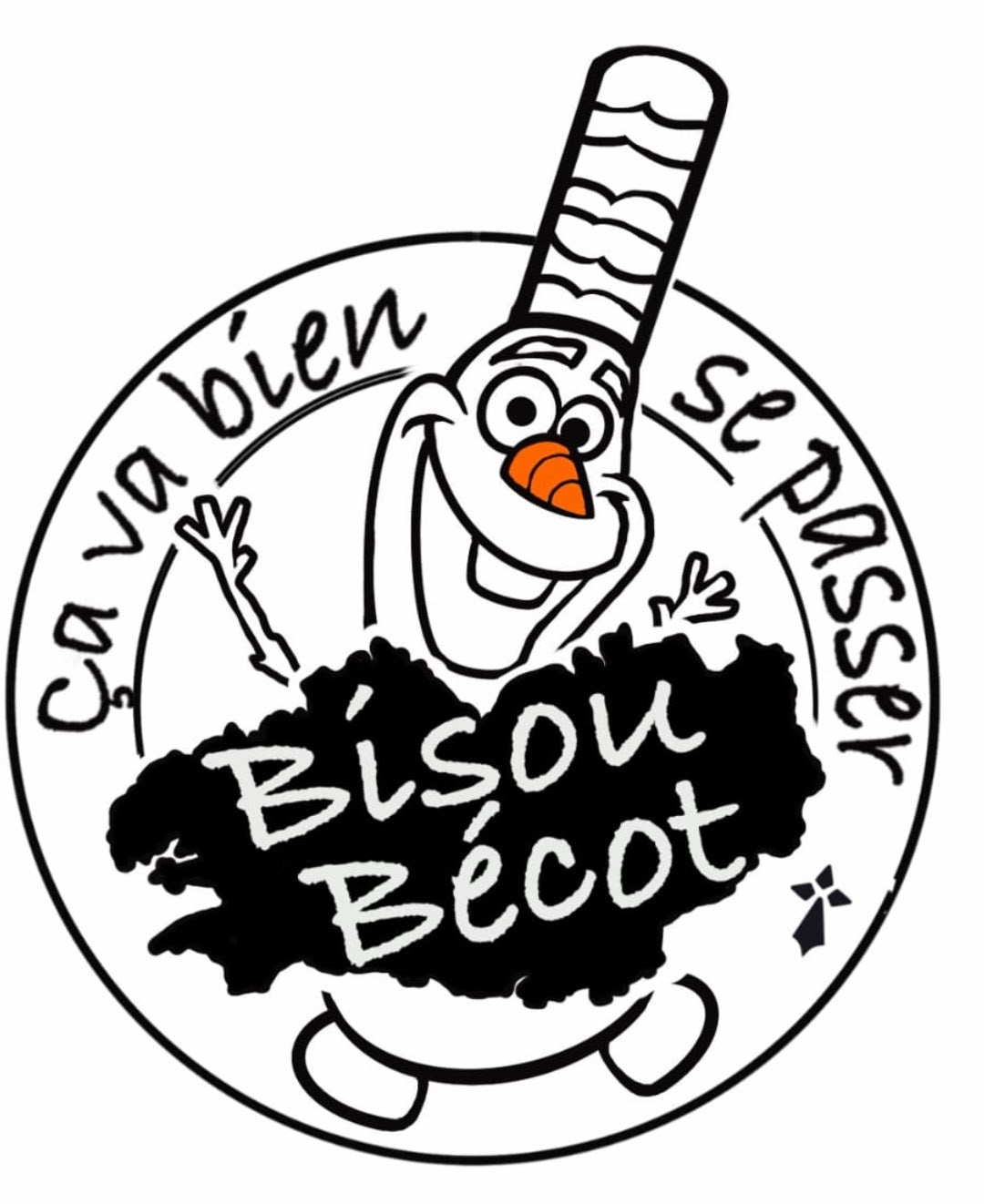 Sticker "ça va bien se passer" 12.5 cm